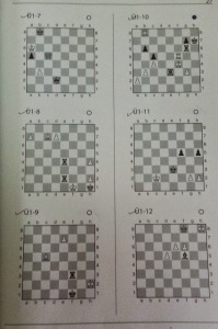 Six positions from Dvoretsky's book